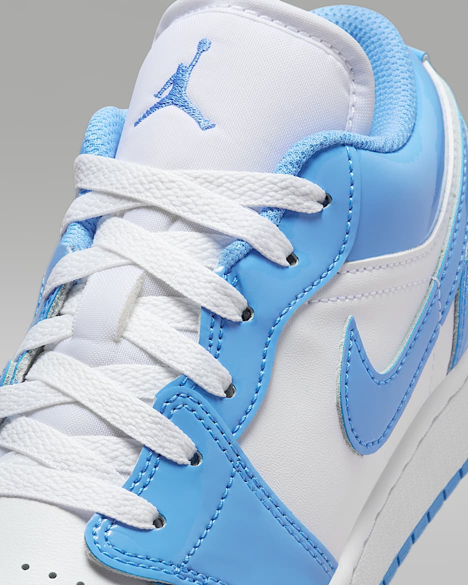 Jordan Grade School Jordan 1 Low SE White Legend Blue